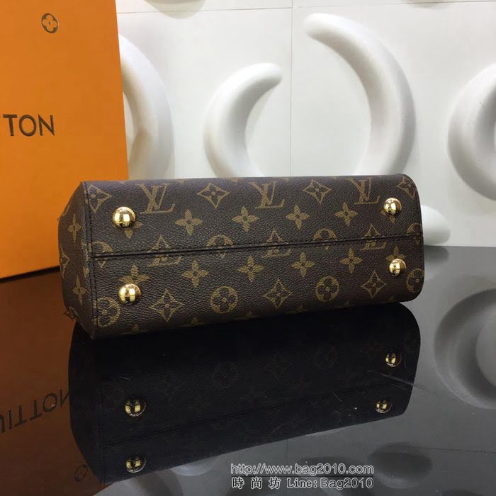 路易威登LV 頂級原單 CLUNY BB手袋 理想型商務手袋 手袋輪廓純粹 肩帶採用鮮亮配色 單肩手提斜挎 M43792  YDH2466